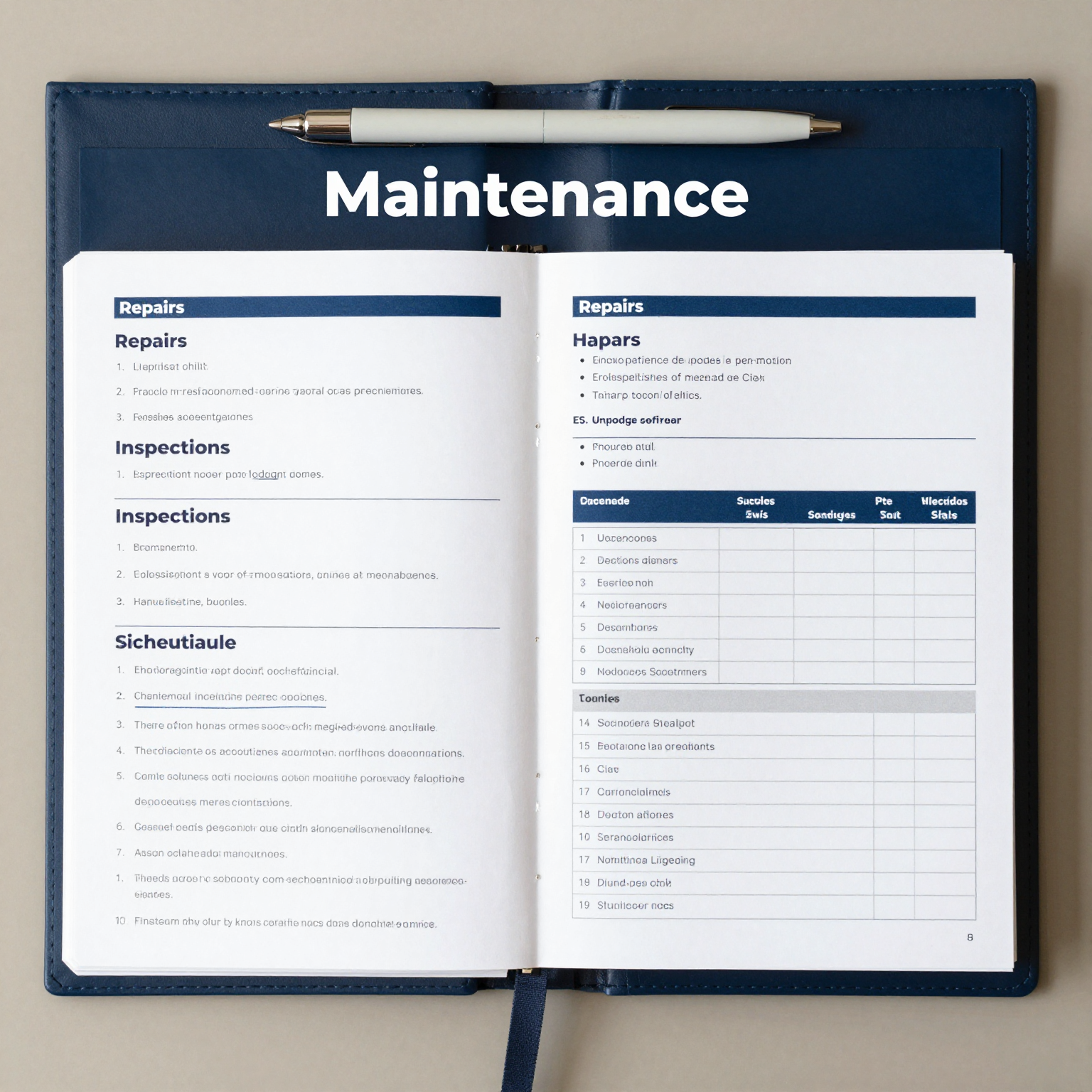 Vehicle Maintenance File