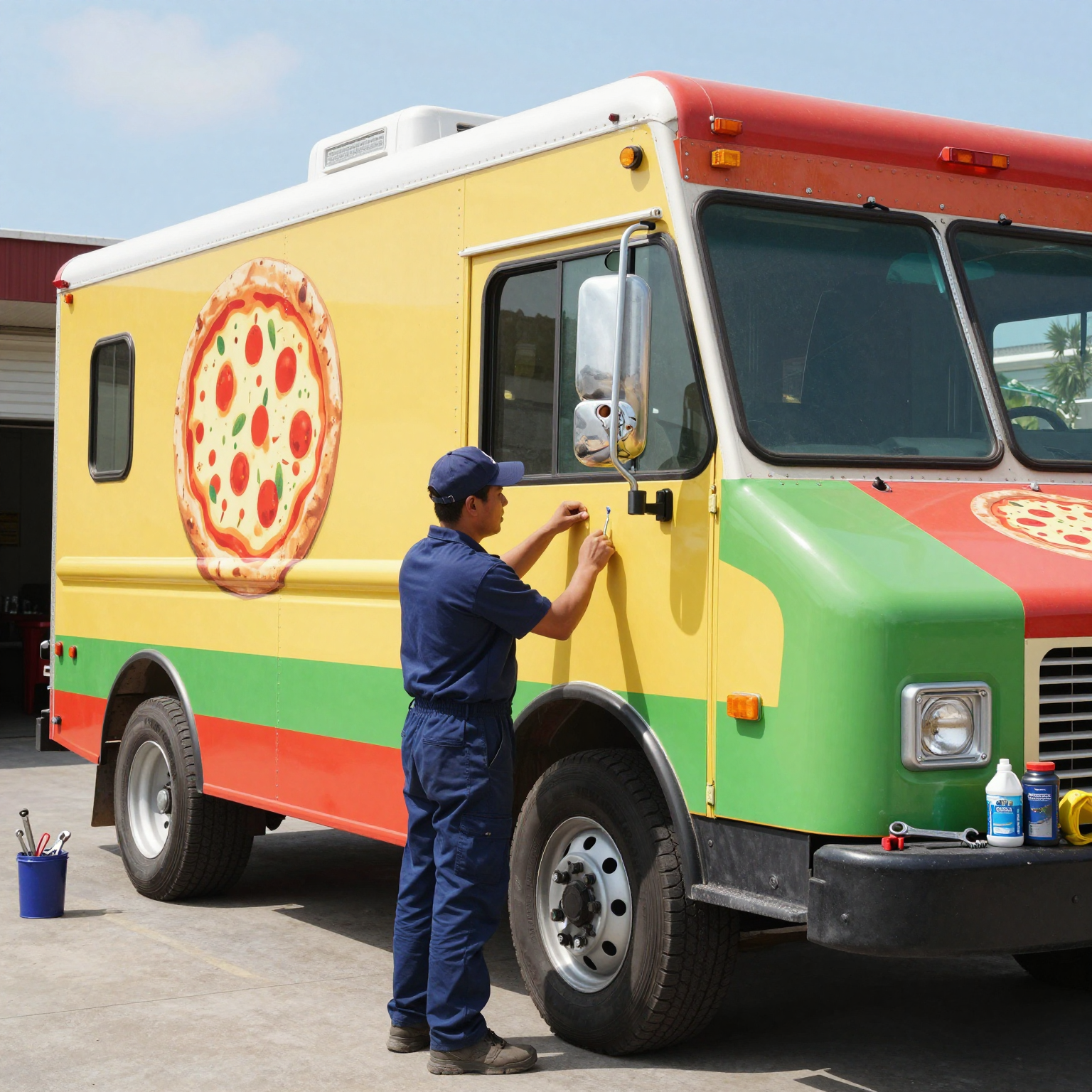 Pizza Truck Maintenance Check