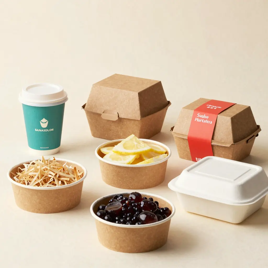 Various Disposable Food Containers