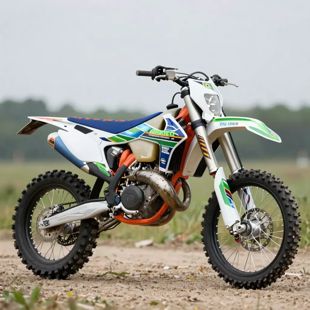 Customized John Deere Dirt Bike